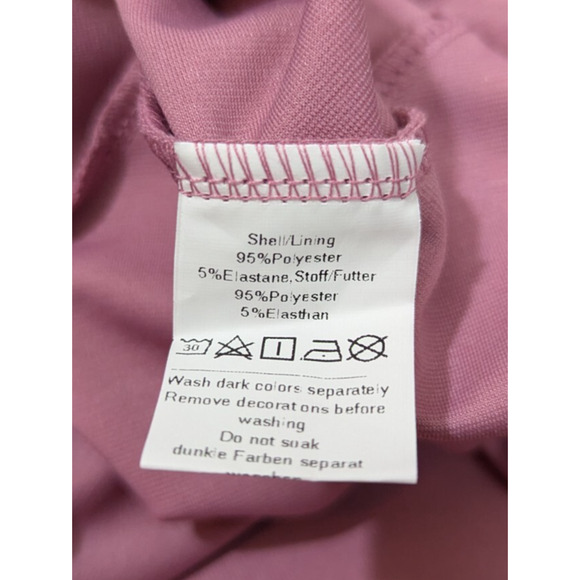 NWT Grace Karin sz S Fit & Flare faux wrap Dress pink sleeveless tank 0228 - Picture 6 of 6